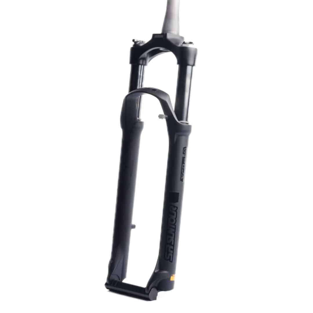 primer foto (1) SUNTOUR XCR 32 9x100mm - Imagen 1