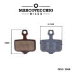 SRAM ORG/STEEL SMALL PWR LEVEL/AXS/ELIXIR 2 Pistones - Imagen 5